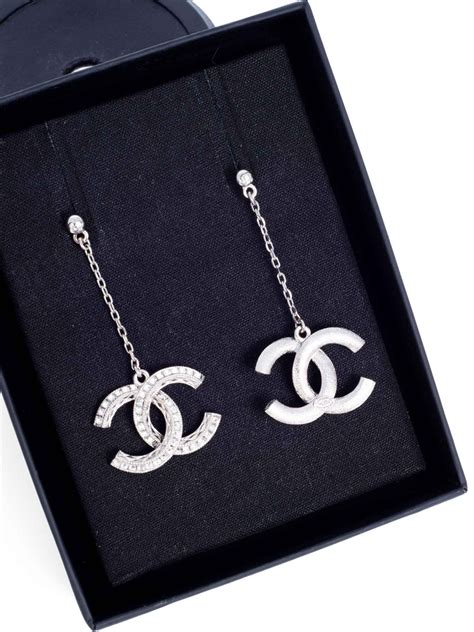 chanel hoop earrings uk|chanel swarovski earrings.